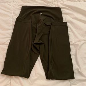 Lululemon align pant 28” dark olive